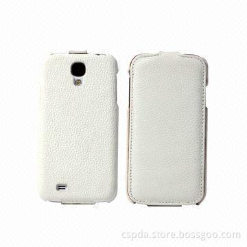 2013 Latest Flip-up PU Leather Mobile Phone Case for Samsung Galaxy S4, OEM and ODM Orders Welcomed